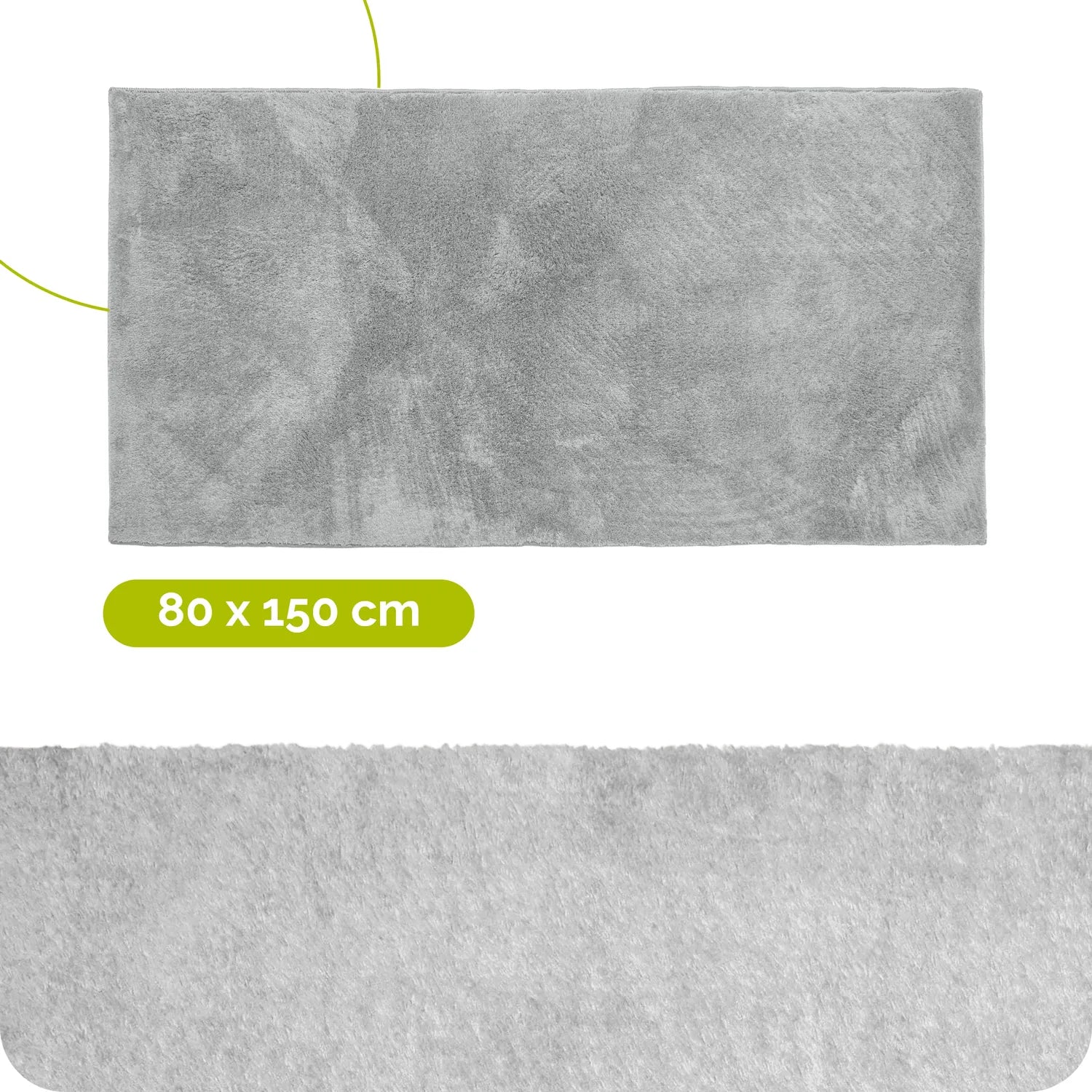 #Farbe_Hellgrau#Größe_80x150 cm