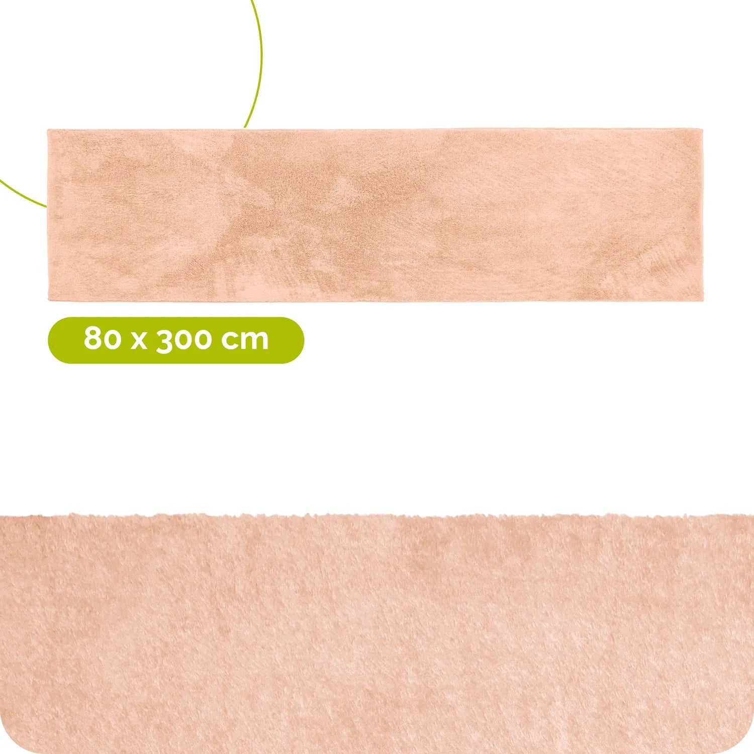 #Farbe_Rosa#Größe_80x300 cm