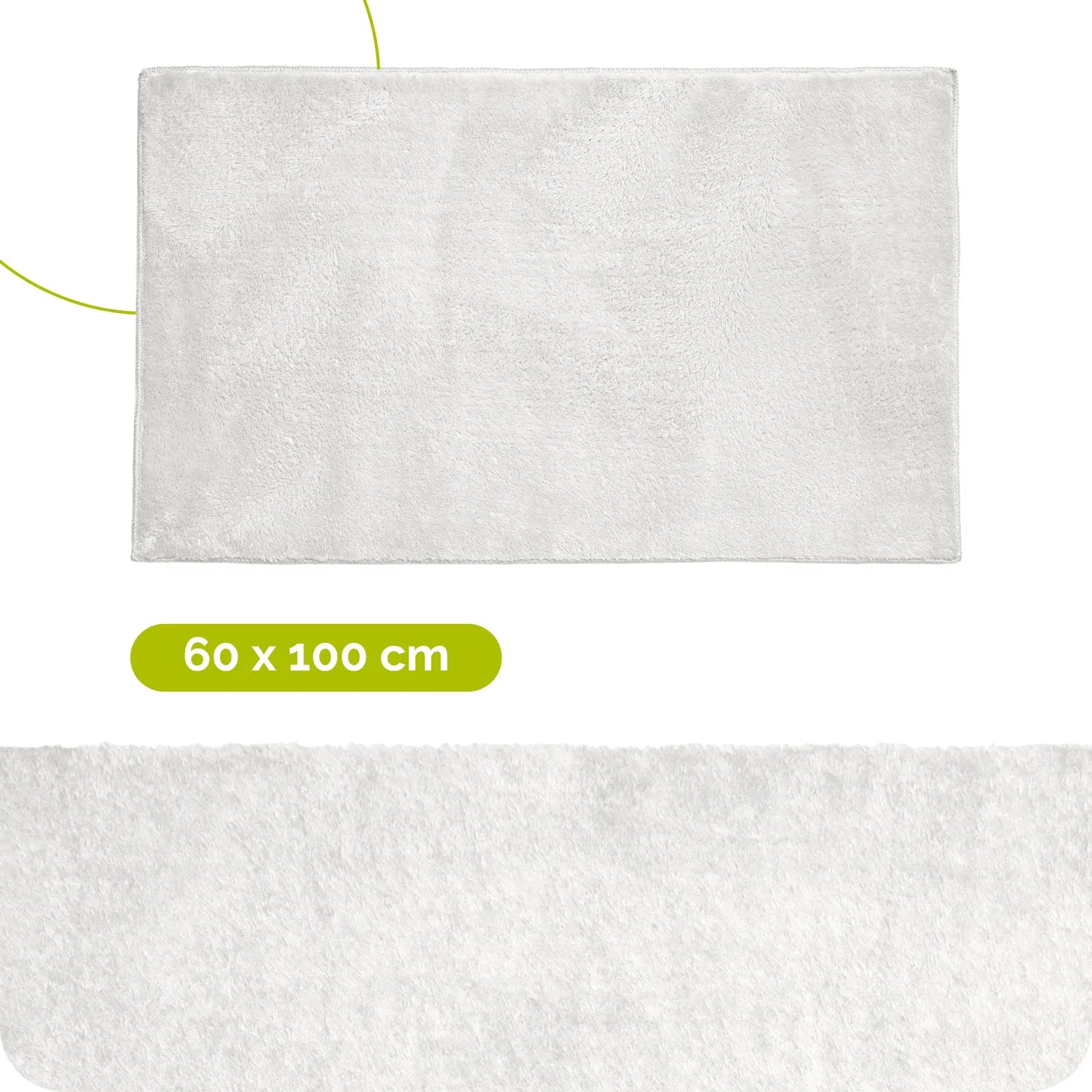 #Farbe_Weiß#Größe_60x100 cm