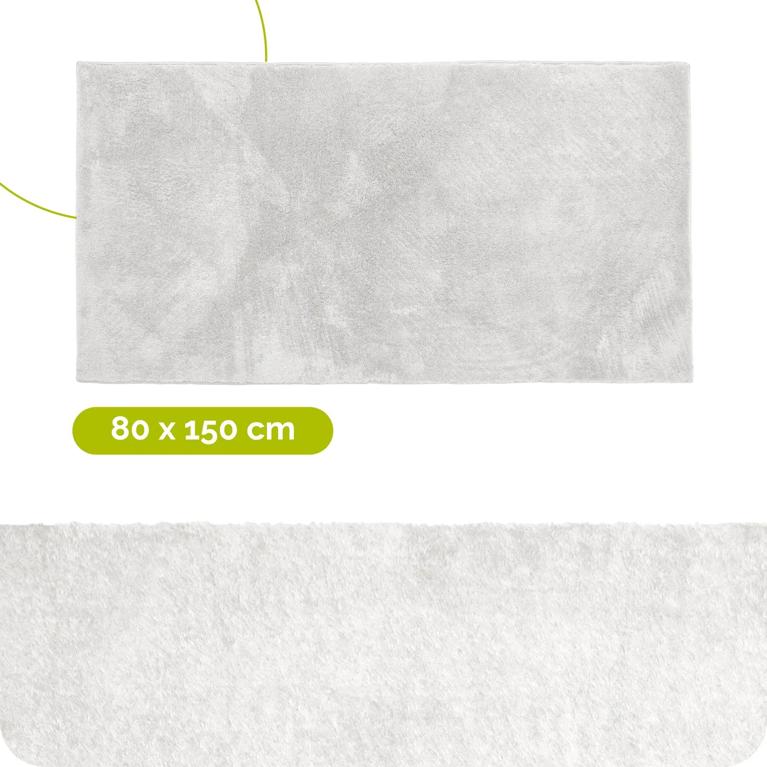 #Farbe_Weiß#Größe_80x150 cm