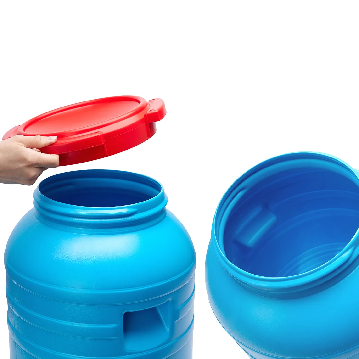 Plastikfass für Garten Lebensmittelfass aus HDPE-Kunststoff GD-0055