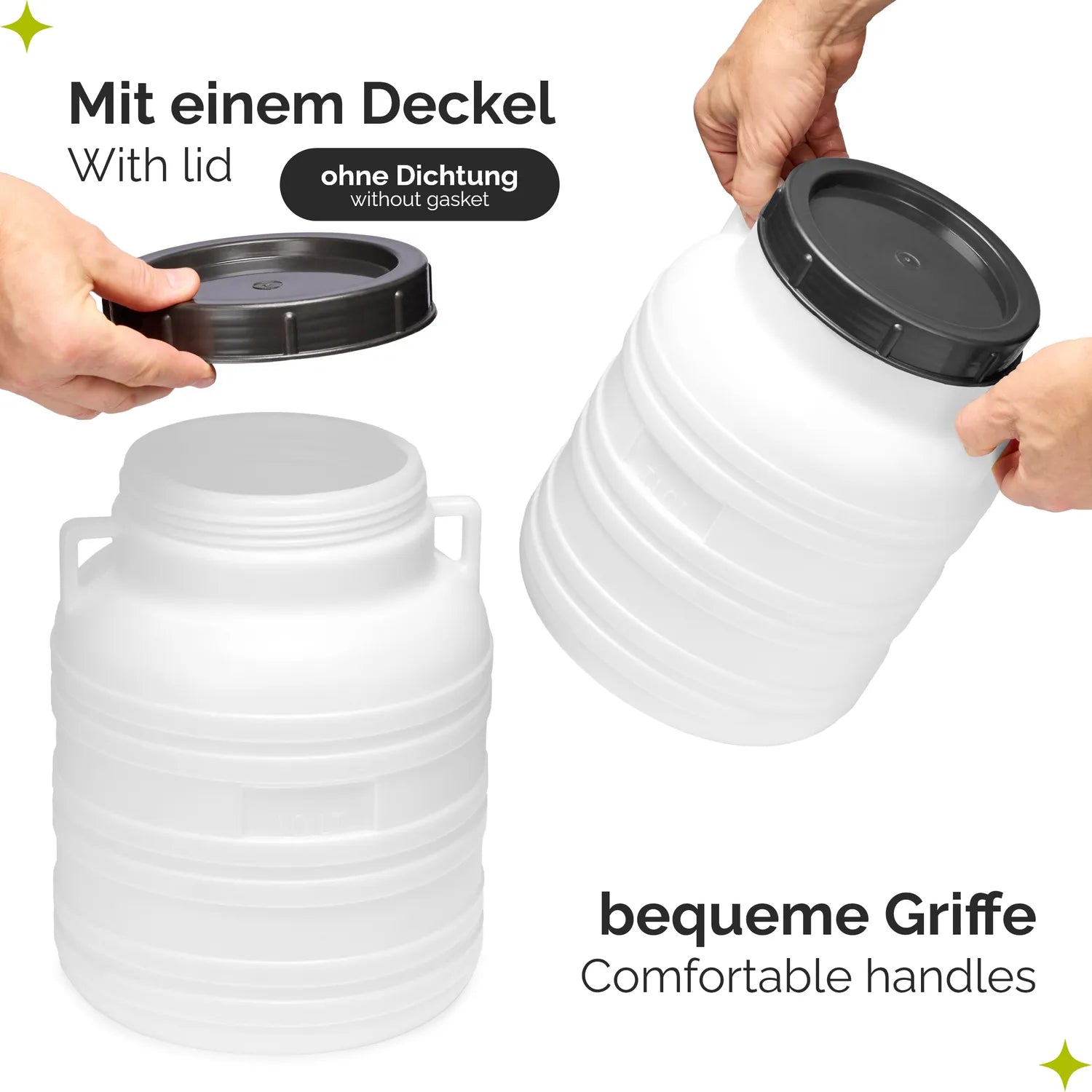 #Farbe_Weiß#Kapazität_10 L