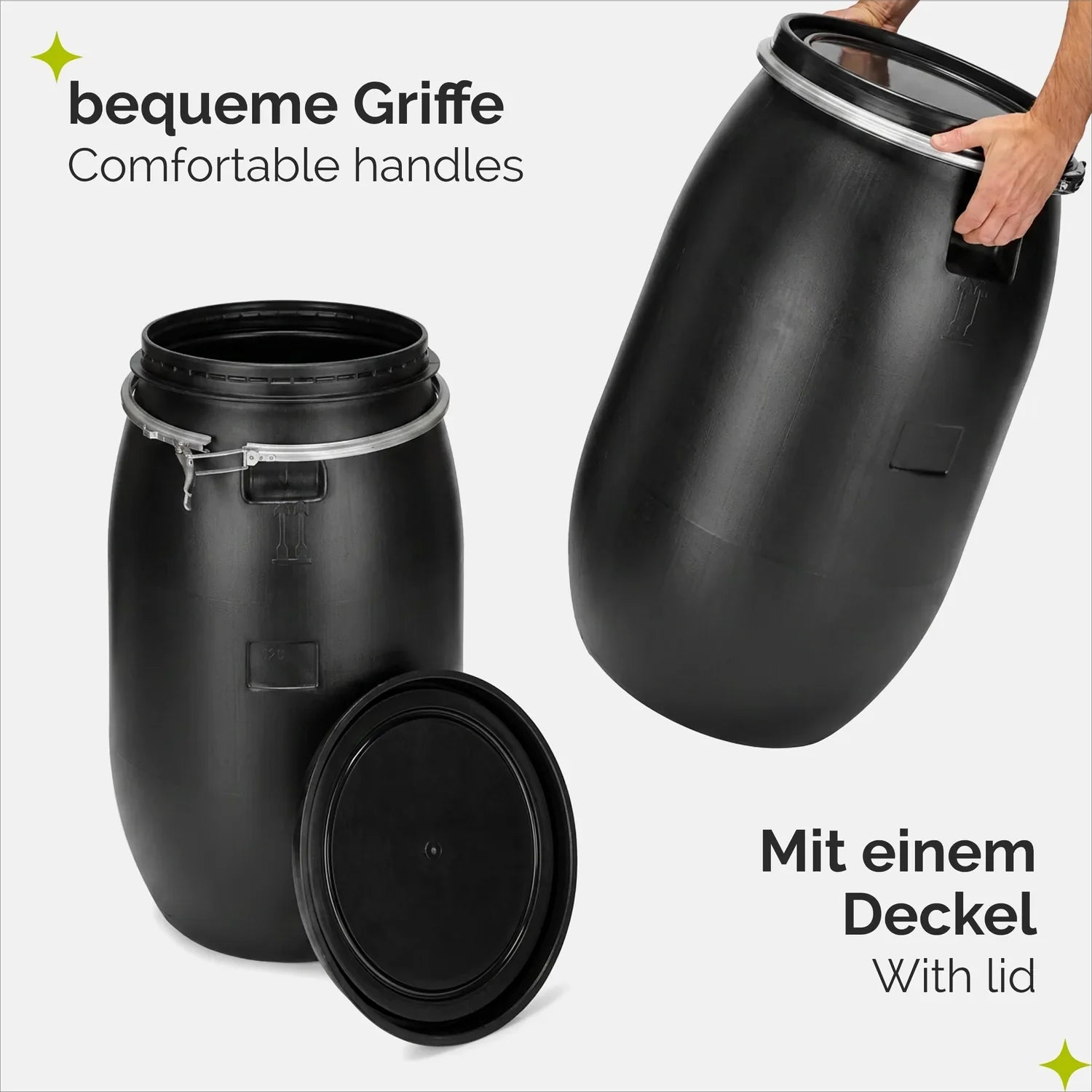 #Farbe_Schwarz#Kapazität_120 L