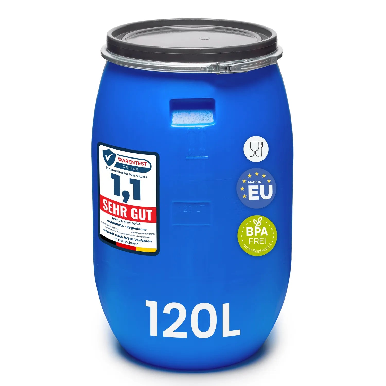 #Farbe_Blau#Kapazität_120 L
