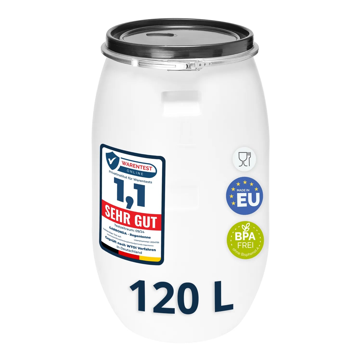 #Farbe_Weiß#Kapazität_120 L