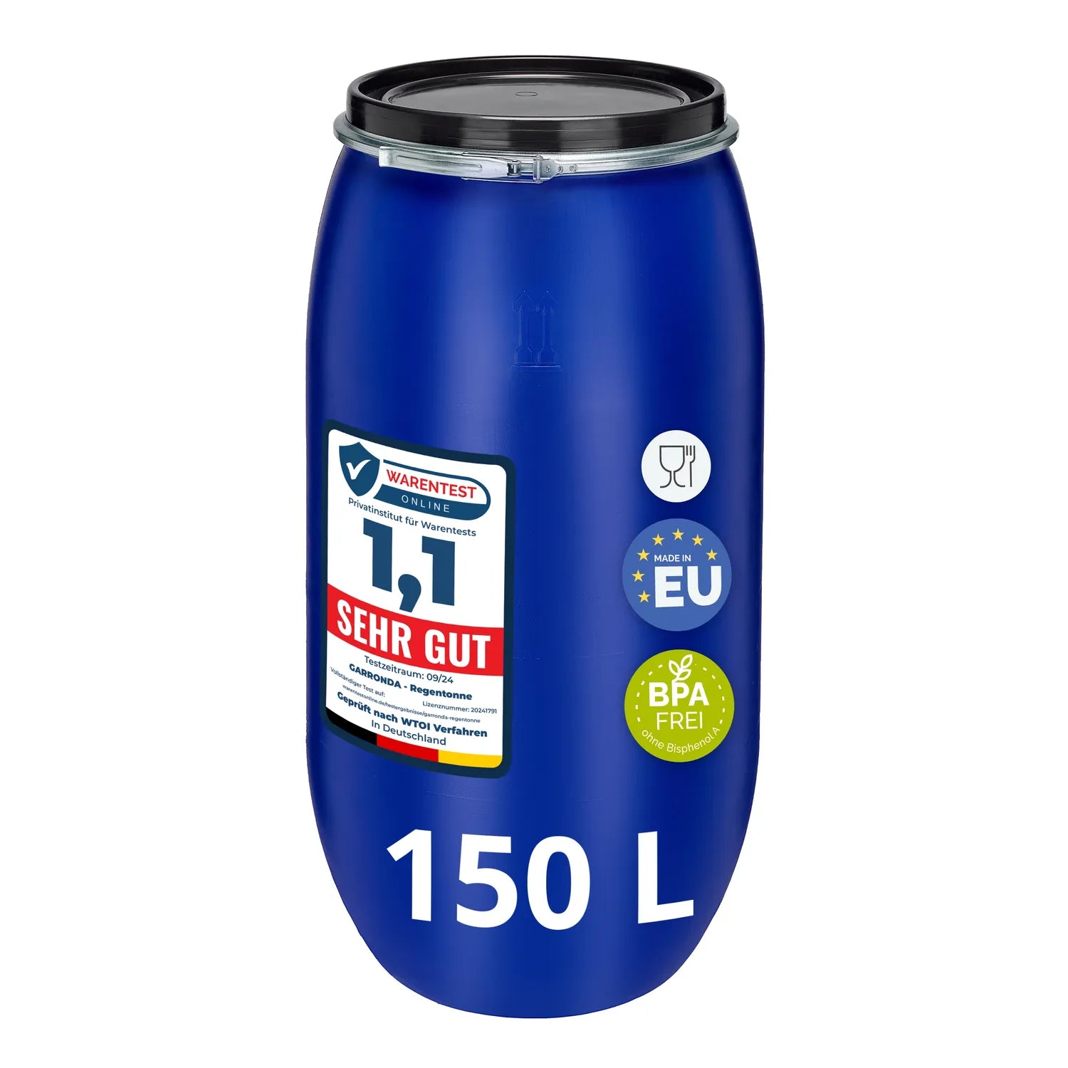 #Farbe_Blau#Kapazität_150 L