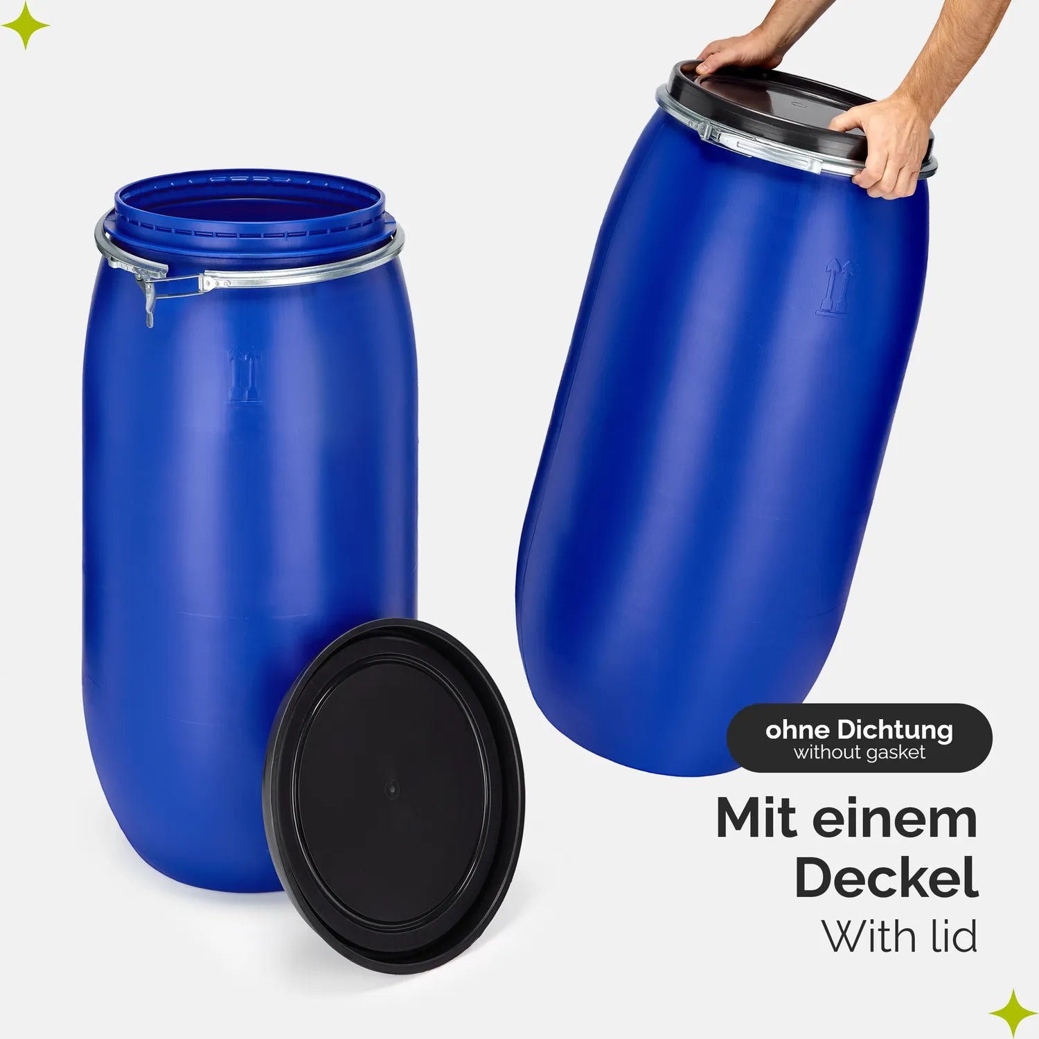 #Farbe_Blau#Kapazität_150 L
