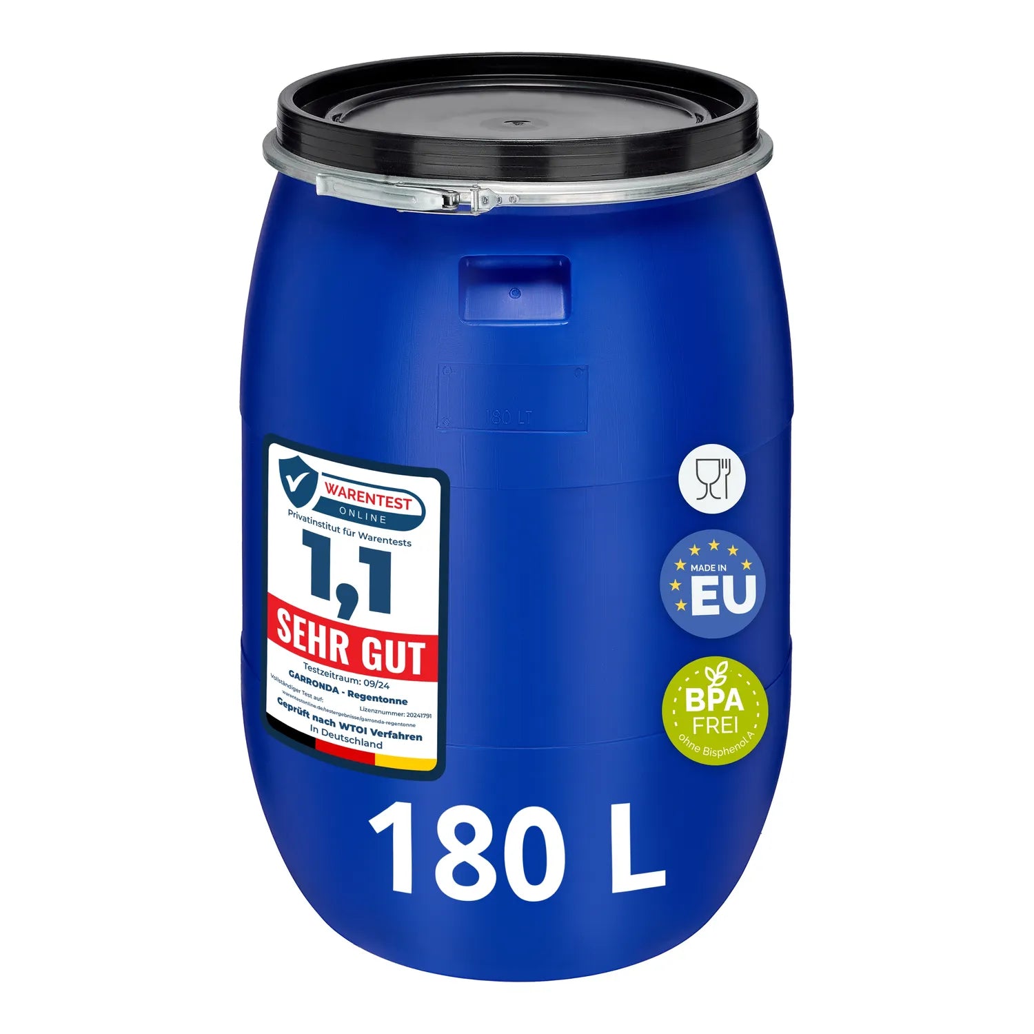 #Farbe_Blau#Kapazität_180 L