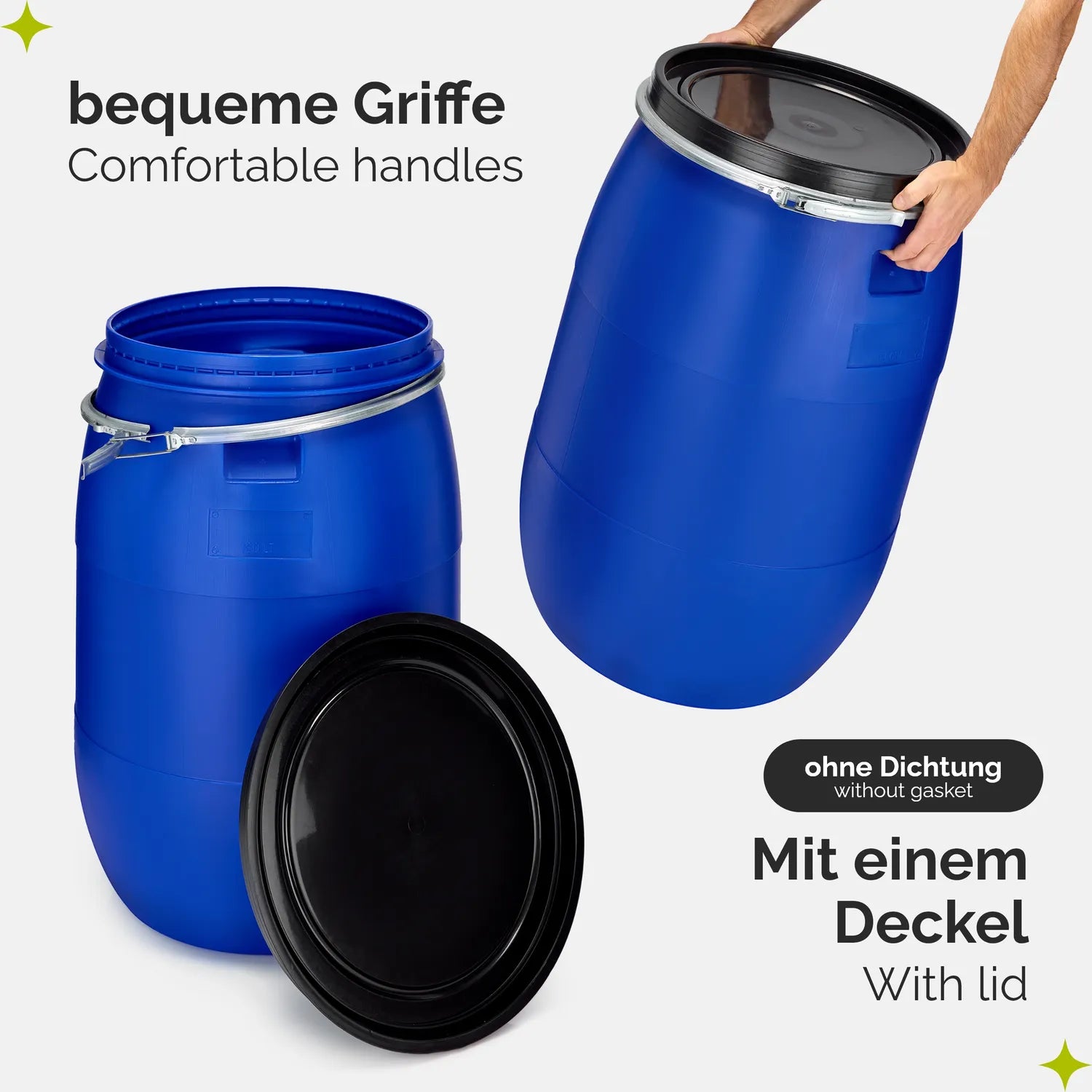 #Farbe_Blau#Kapazität_180 L