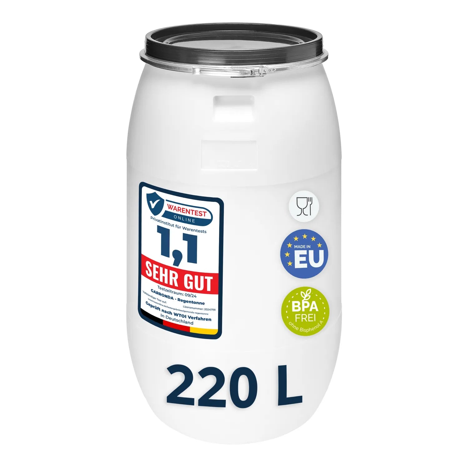 #Farbe_Weiß#Kapazität_220 L