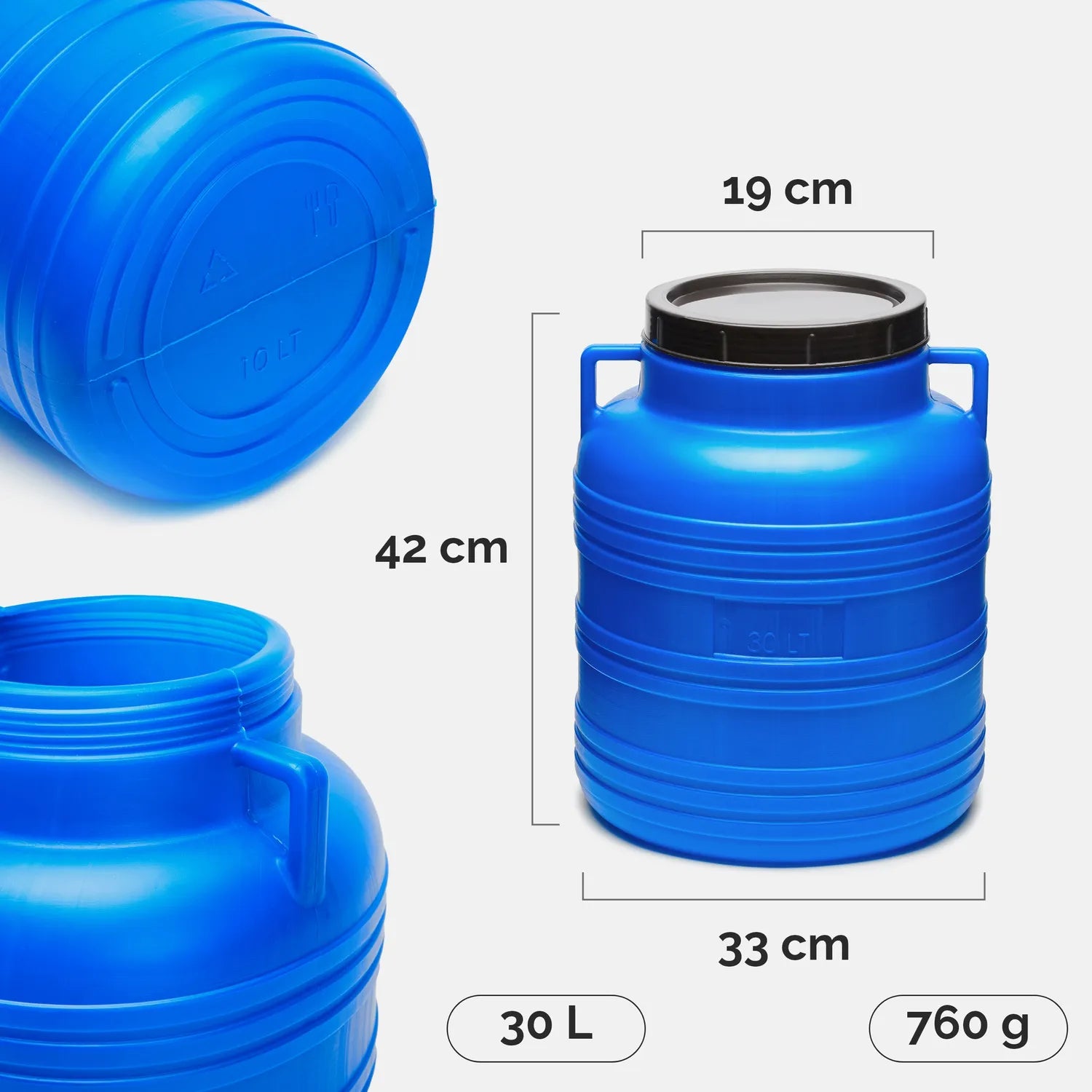 #Farbe_Blau#Kapazität_30 L