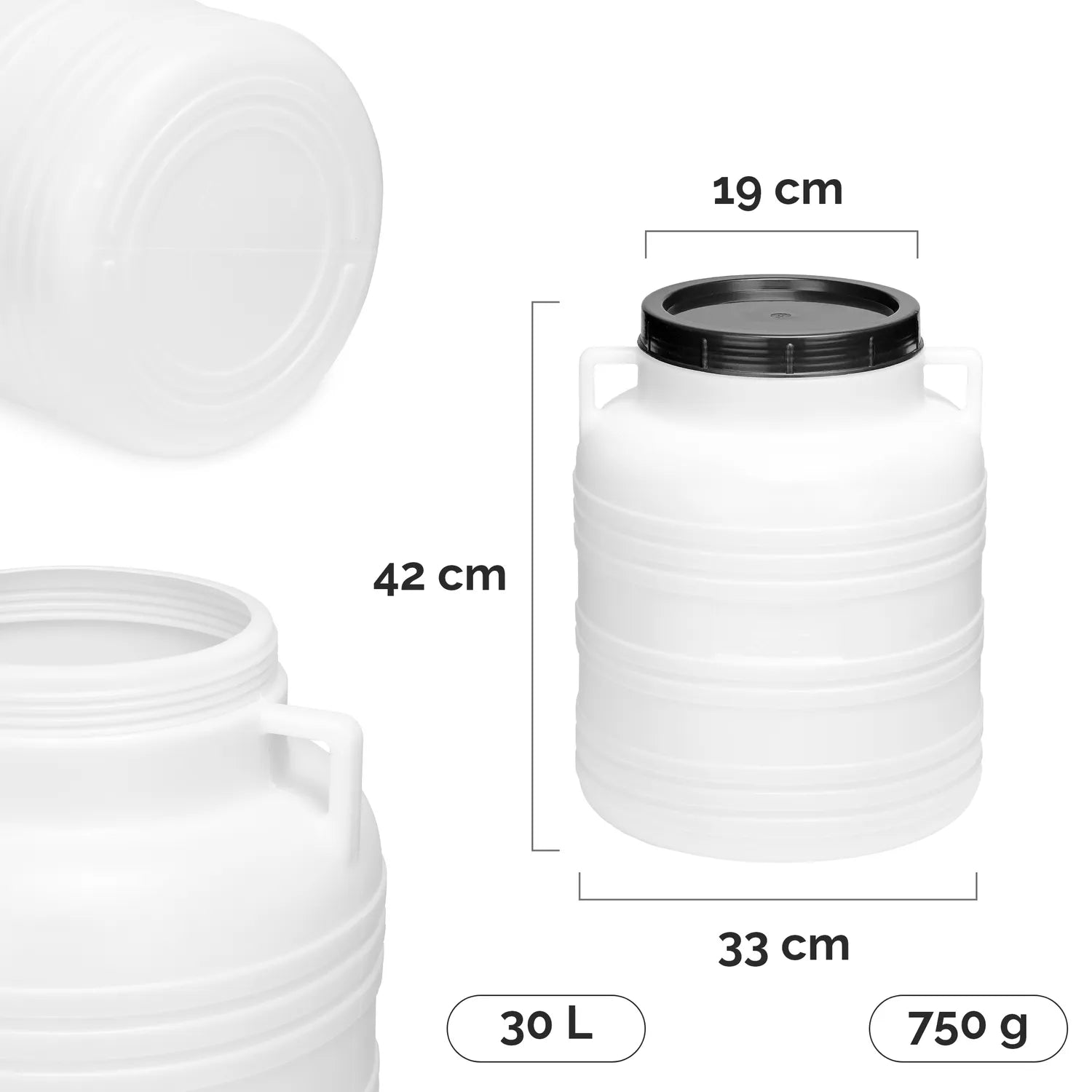 #Farbe_Weiß#Kapazität_30 L