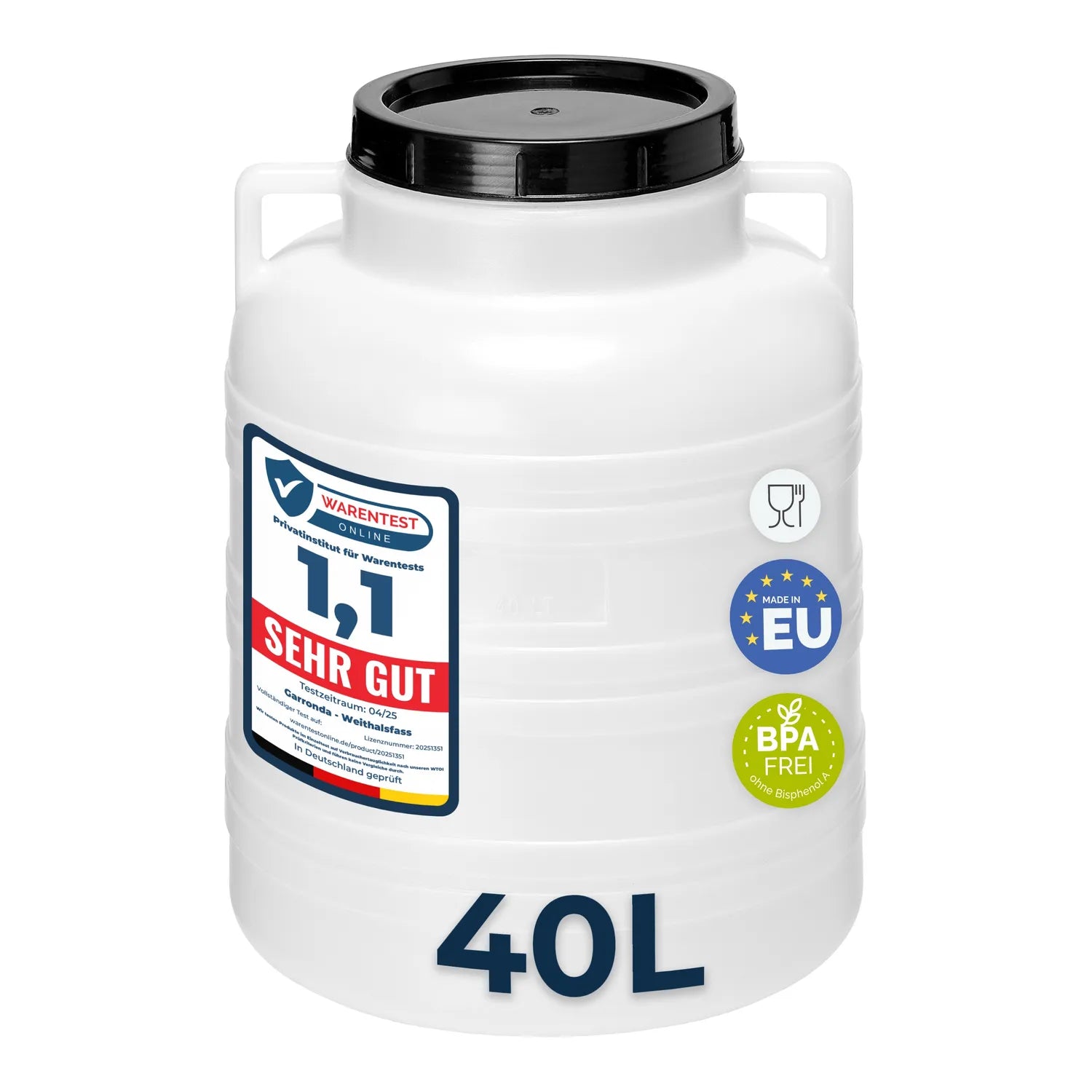 #Farbe_Weiß#Kapazität_40 L