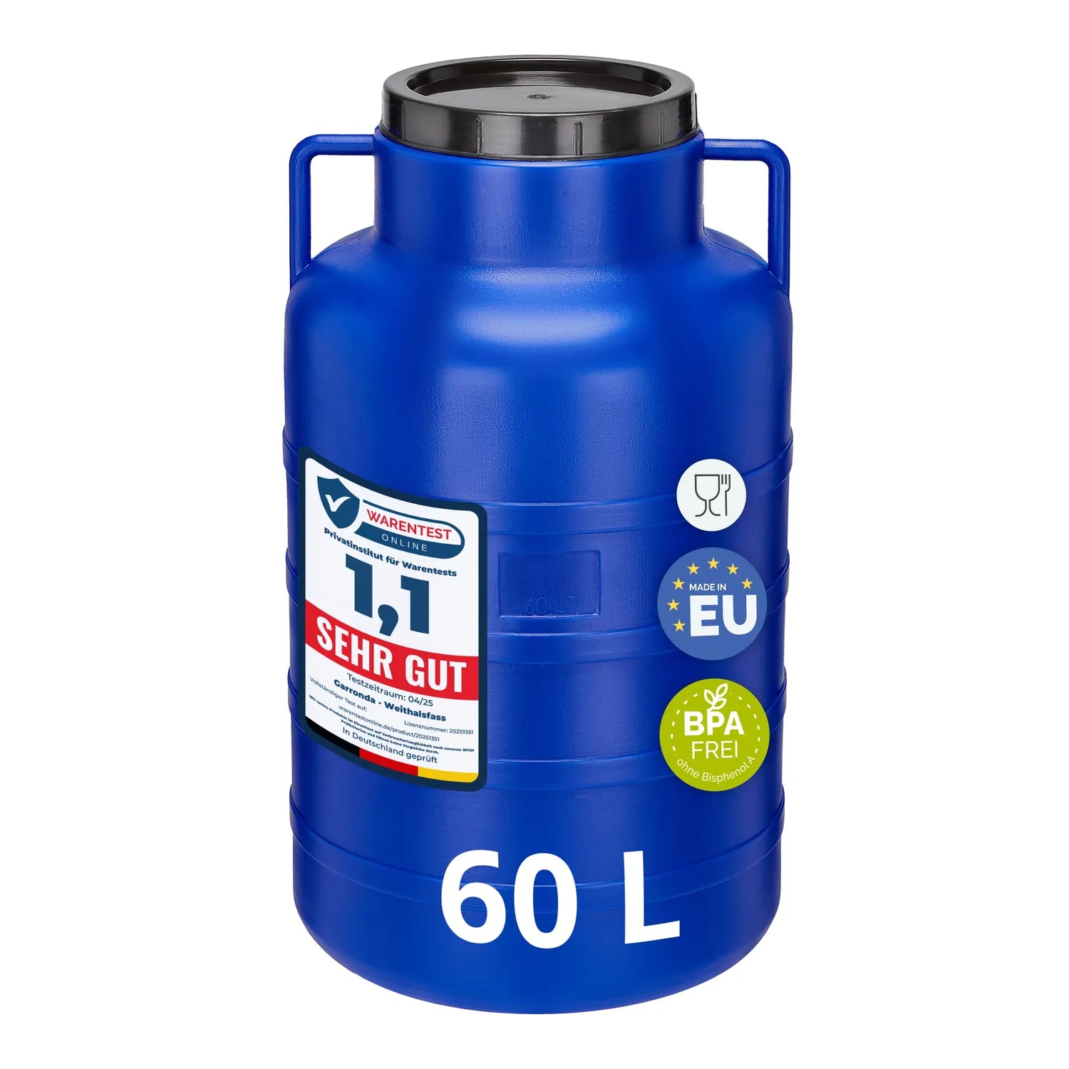 #Farbe_Blau#Kapazität_60 L Twist-Off