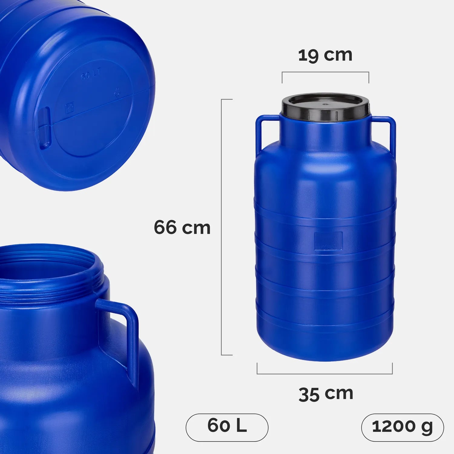 #Farbe_Blau#Kapazität_60 L Twist-Off
