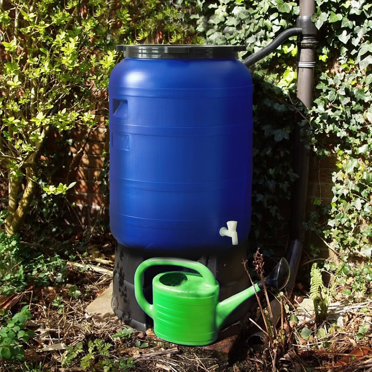 BPA-freies Fass mit Hahn Universalfass Regenfass für Garten GD-0092