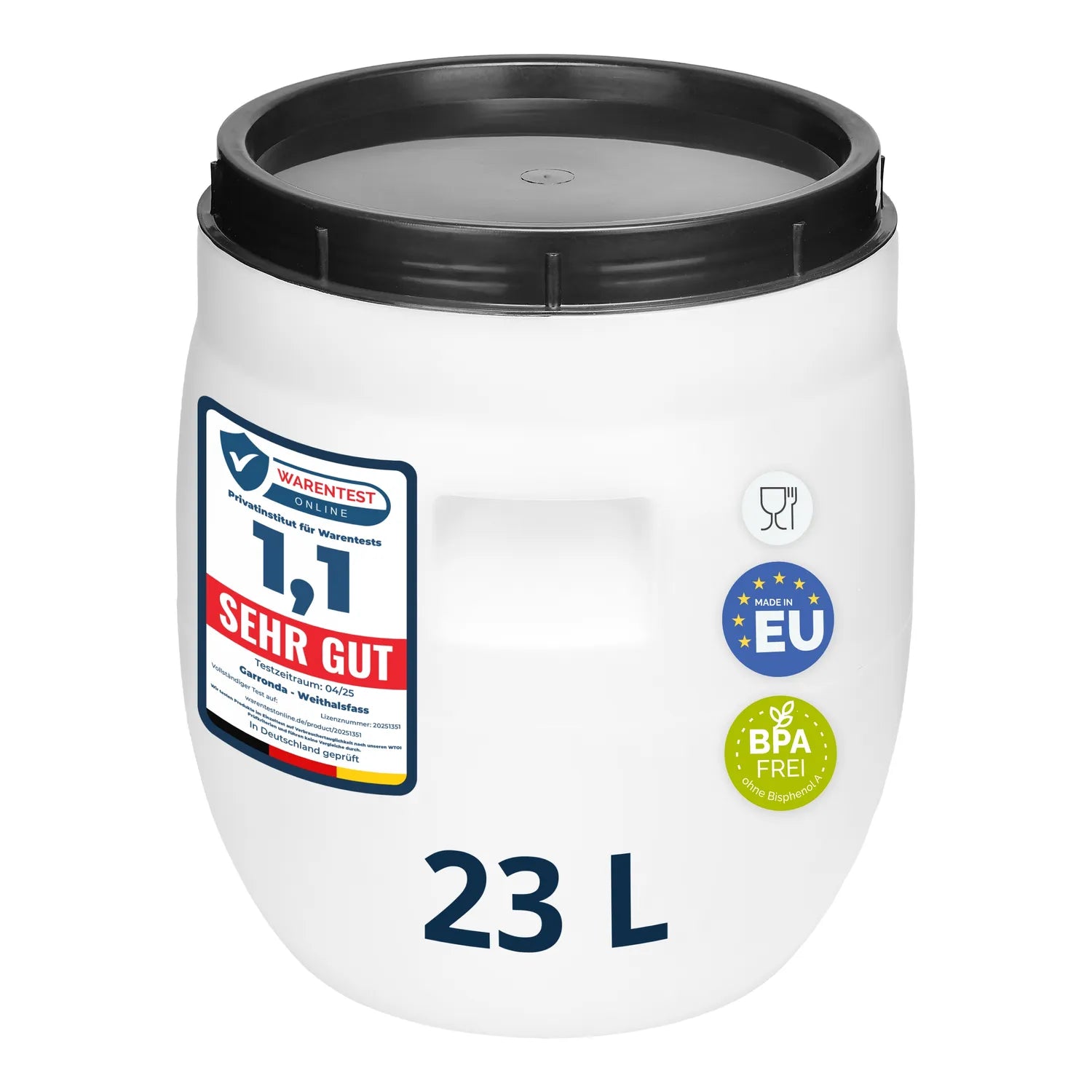 #Farbe_Weiß#Kapazität_23 L