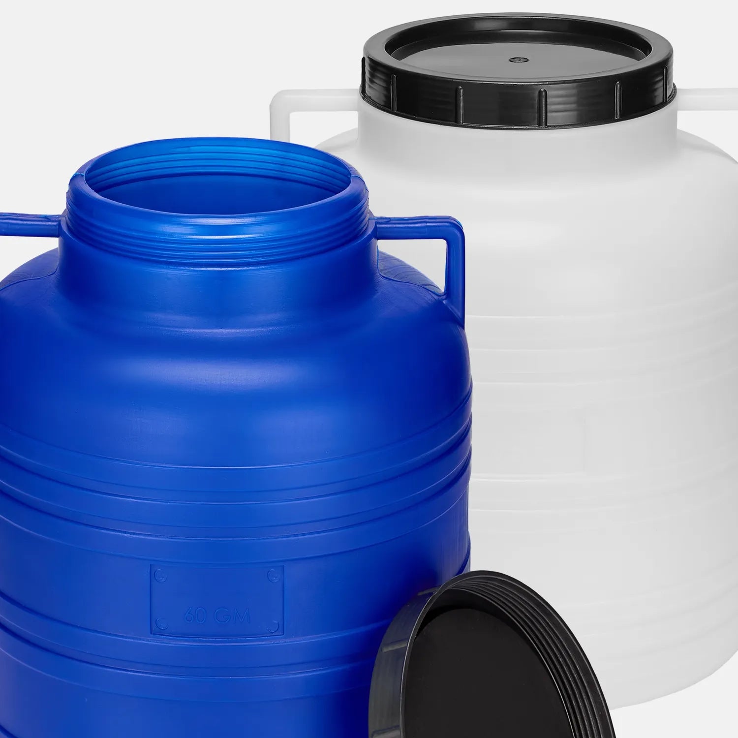 60 Liter BPA-freies Fass mit Deckel und Hahn Weithalsfass GD-0090