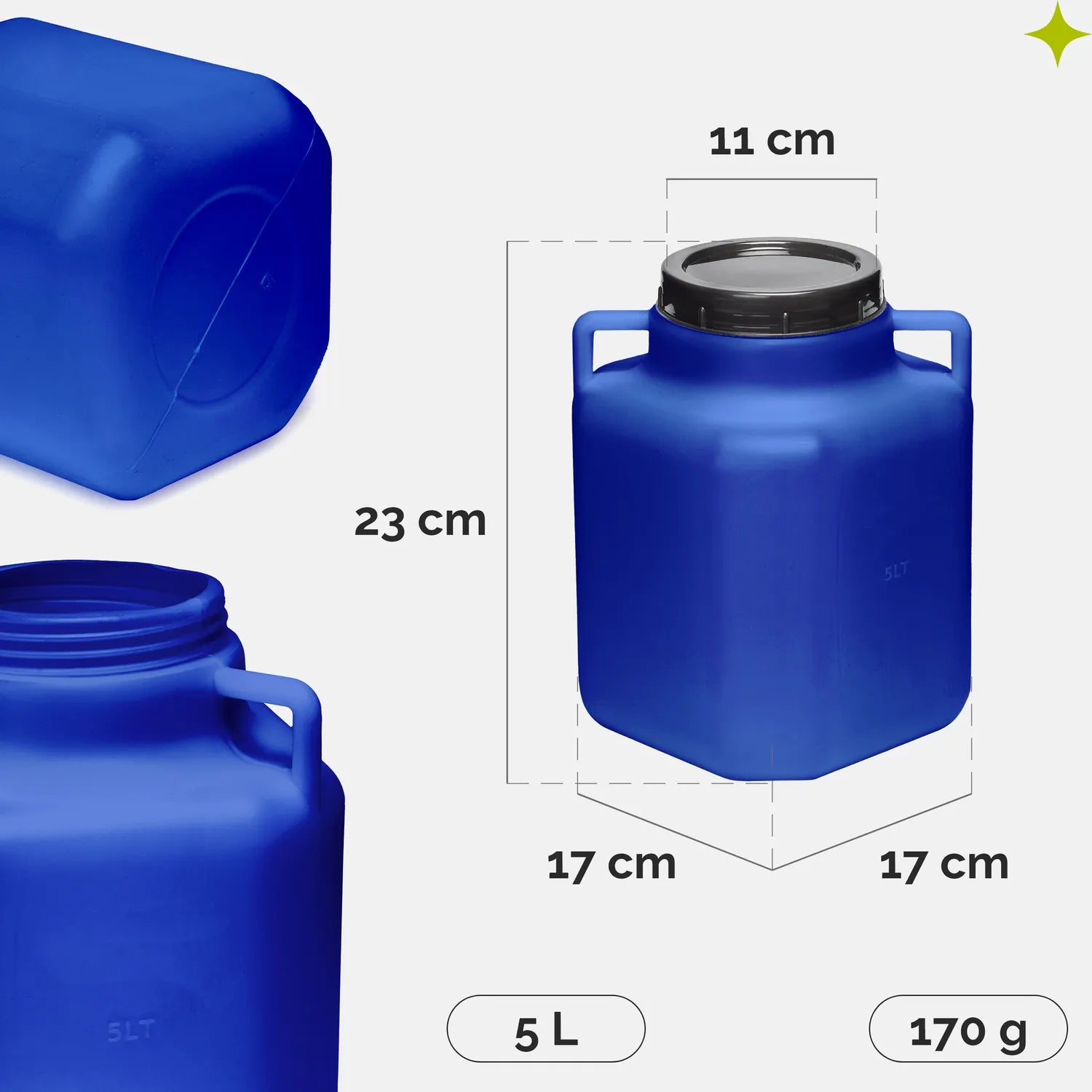 #Farbe_Blau#Kapazität_5 L