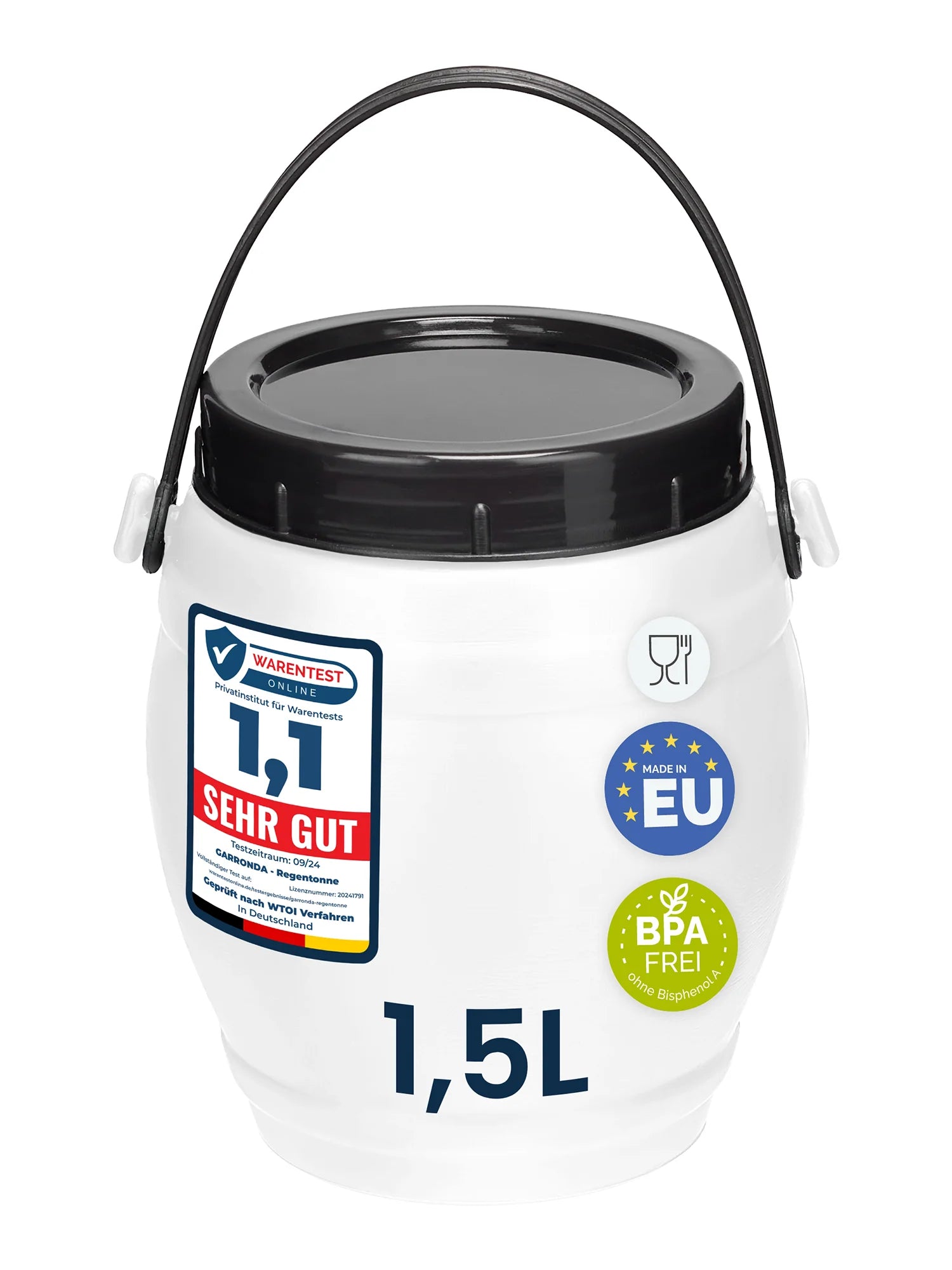 #Farbe_Weiß#Kapazität_1.5 L