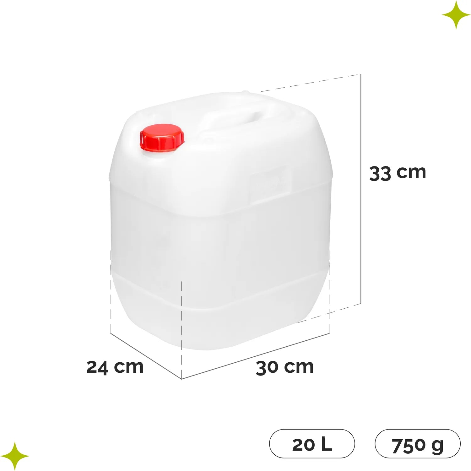 #Farbe_Weiß#Kapazität_20 Liter