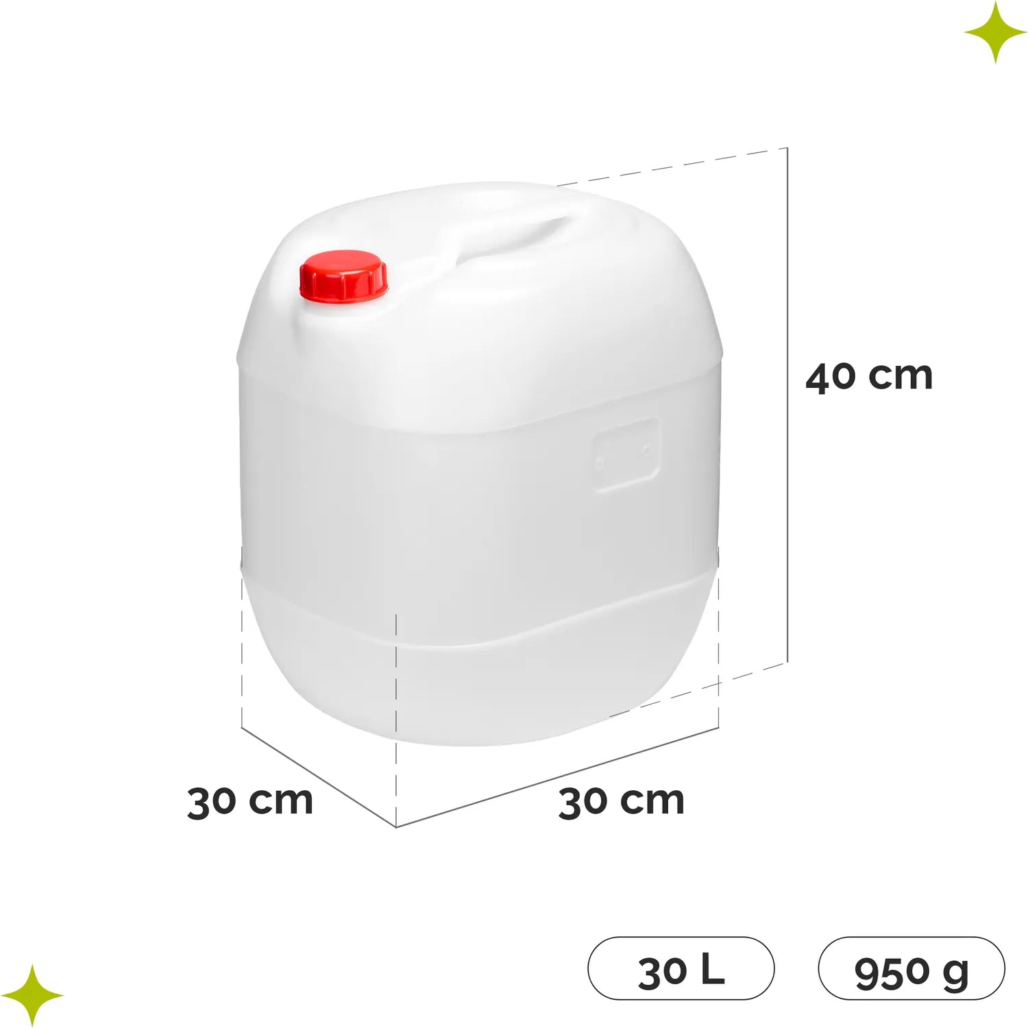 #Farbe_Weiß#Kapazität_30 Liter