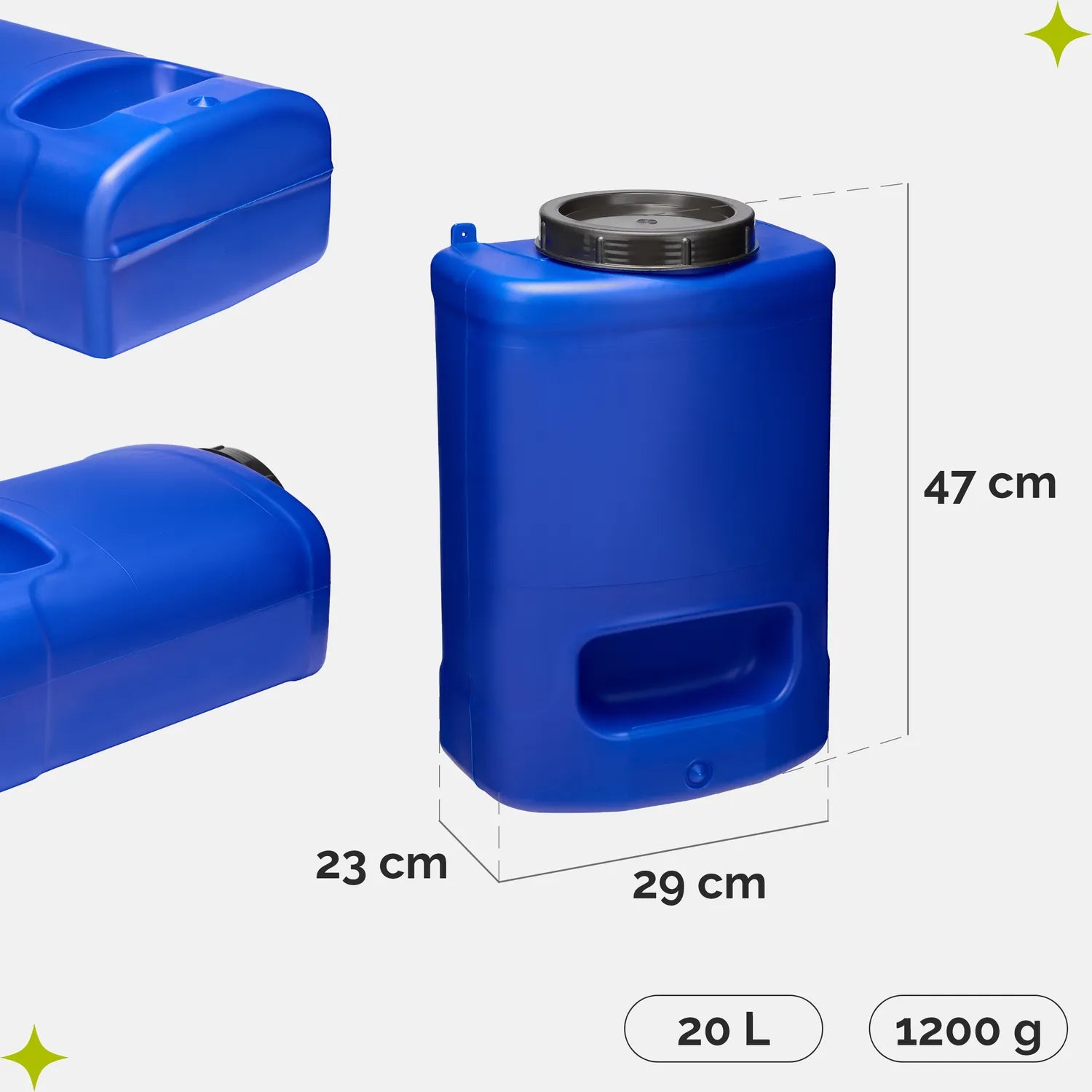 #Farbe_Blau#Kapazität_20 Liter