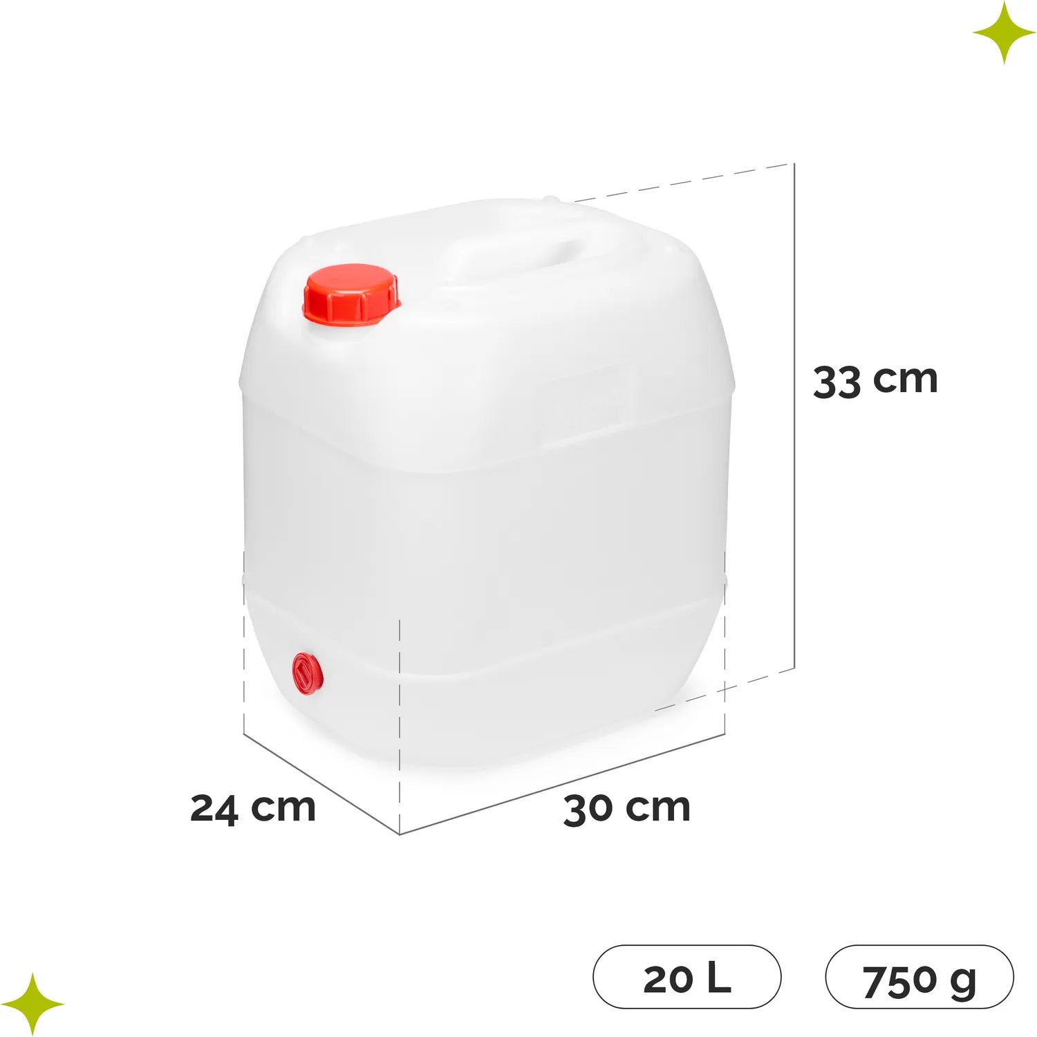 #Farbe_Weiß/Weiß#Kapazität_20 Liter