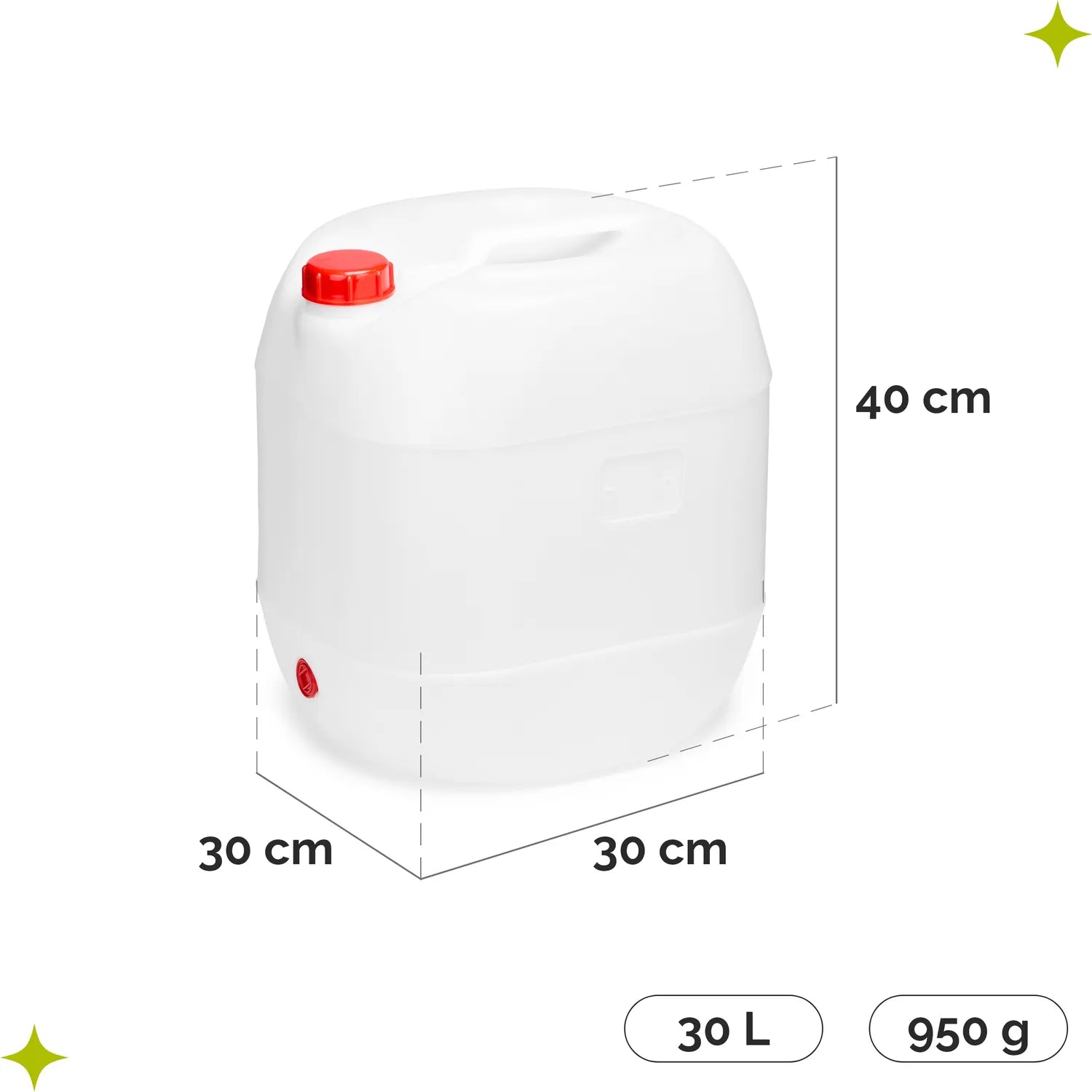 #Farbe_Weiß#Kapazität_30 Liter