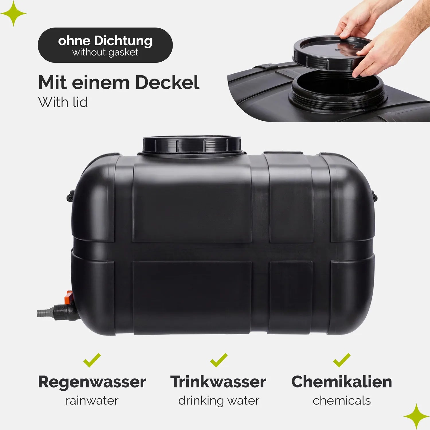 #Farbe_Schwarz#Kapazität_150 L