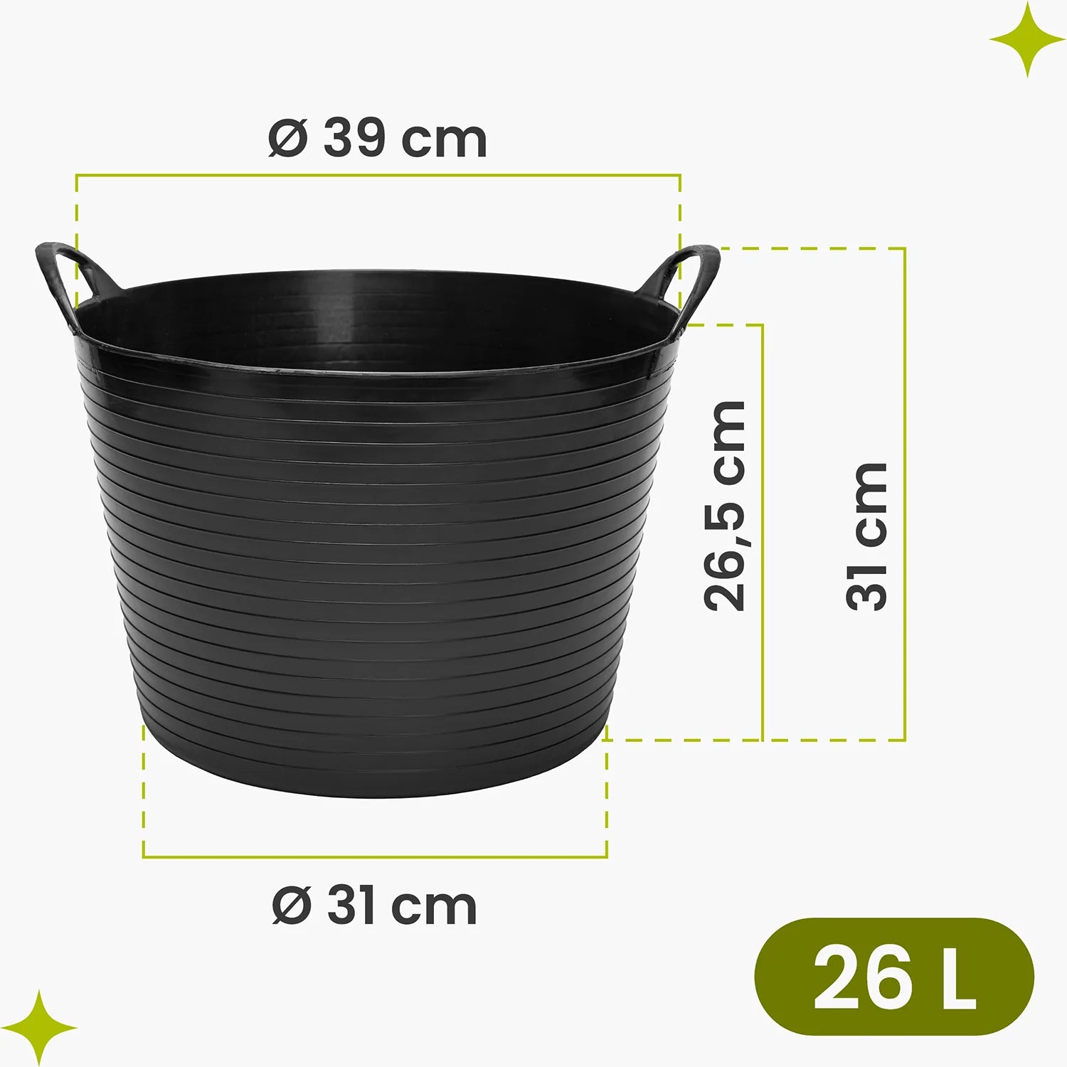 #Farbe_Schwarz#Größe_26 L