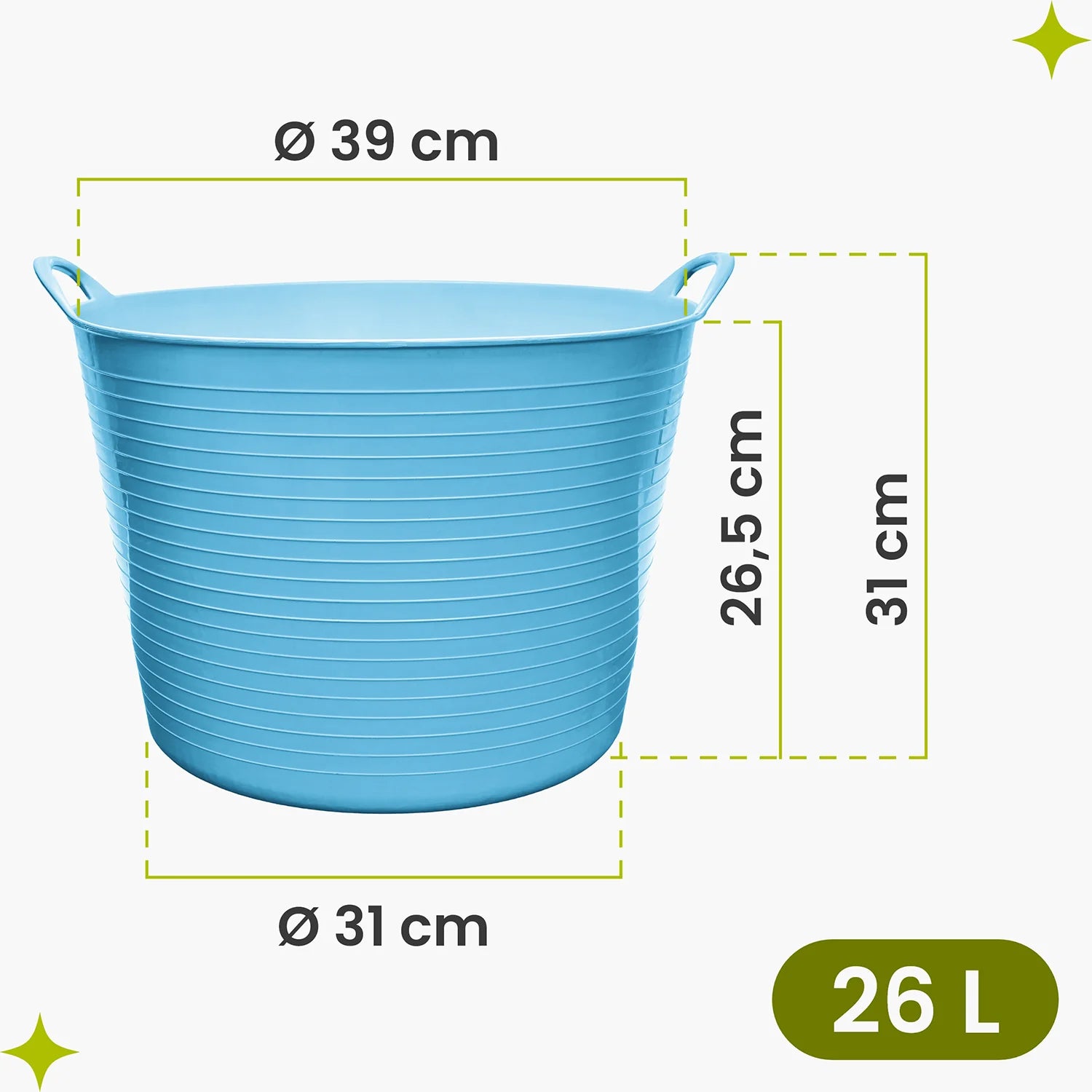 #Farbe_Blau#Größe_26 L