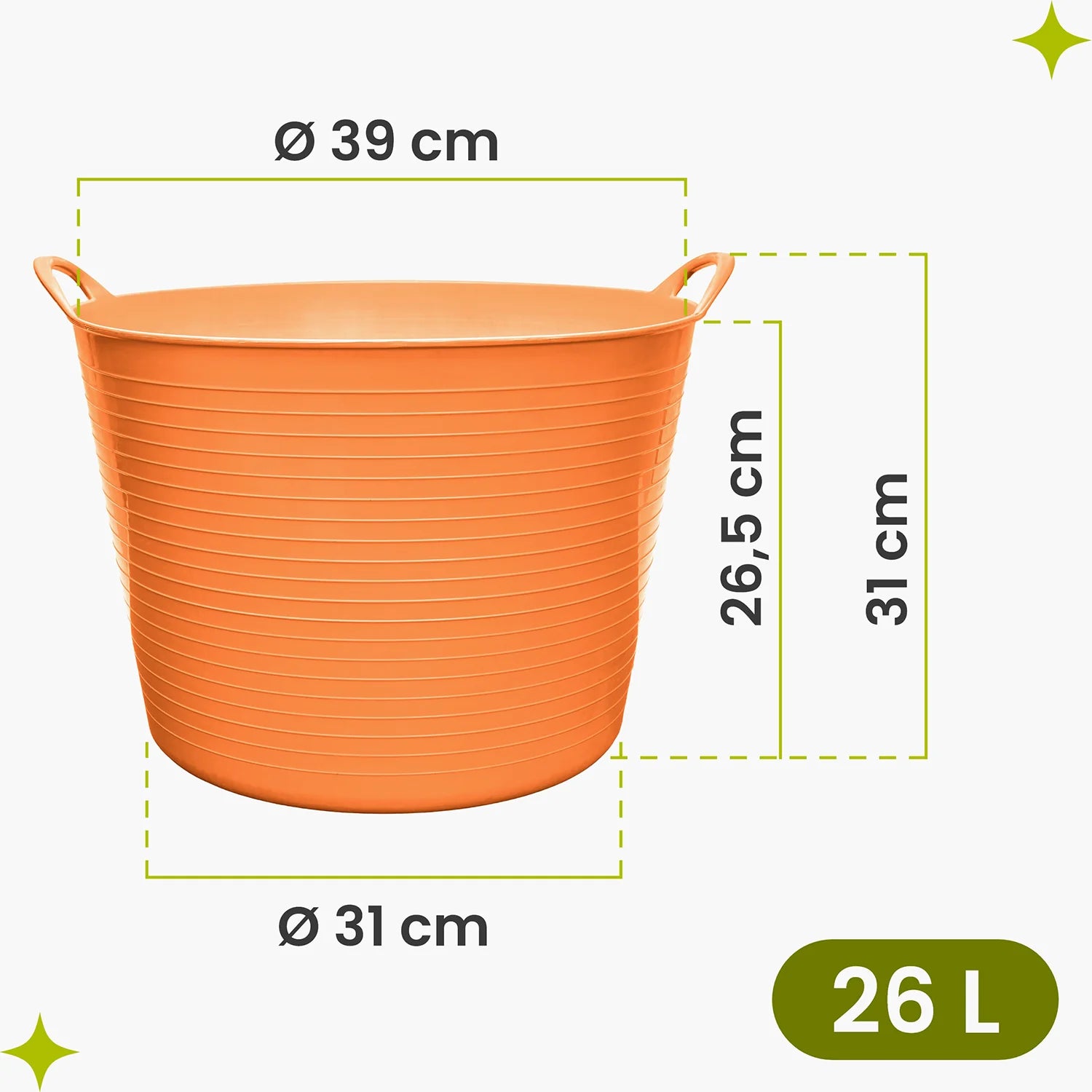 #Farbe_Orange#Größe_26 L