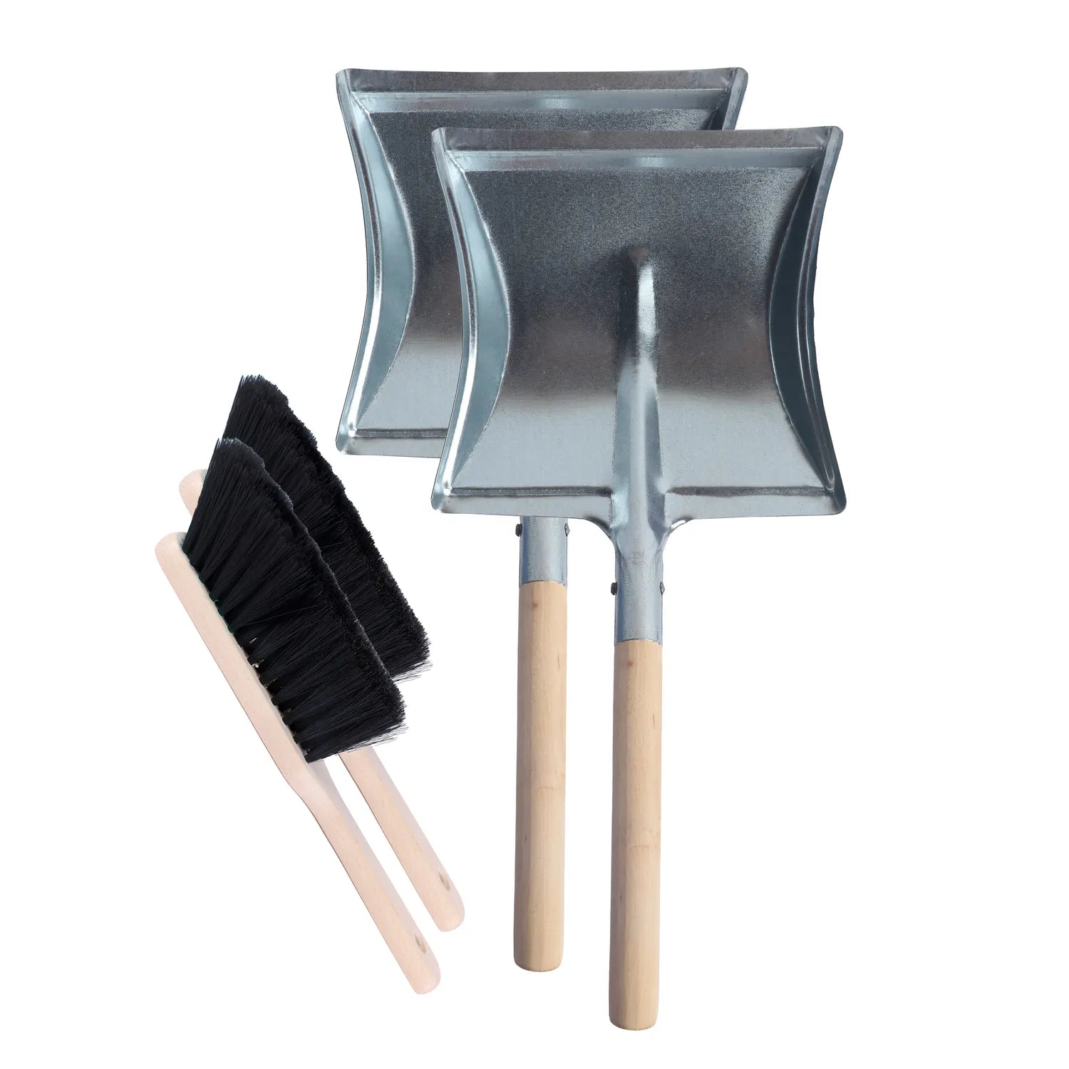 #Farbe_Silber/Schwarz#Schaufelgriff_Holzgriff#Menge_2 Stück