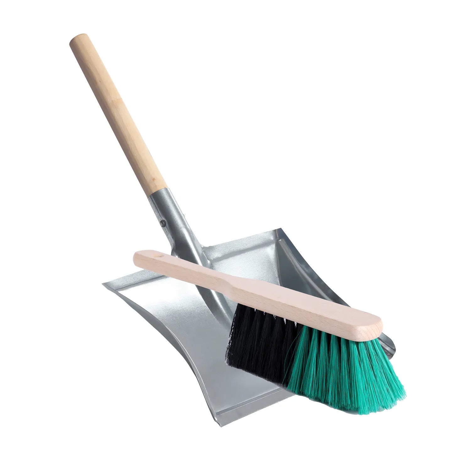 #Farbe_Silber/Grün#Schaufelgriff_Holzgriff