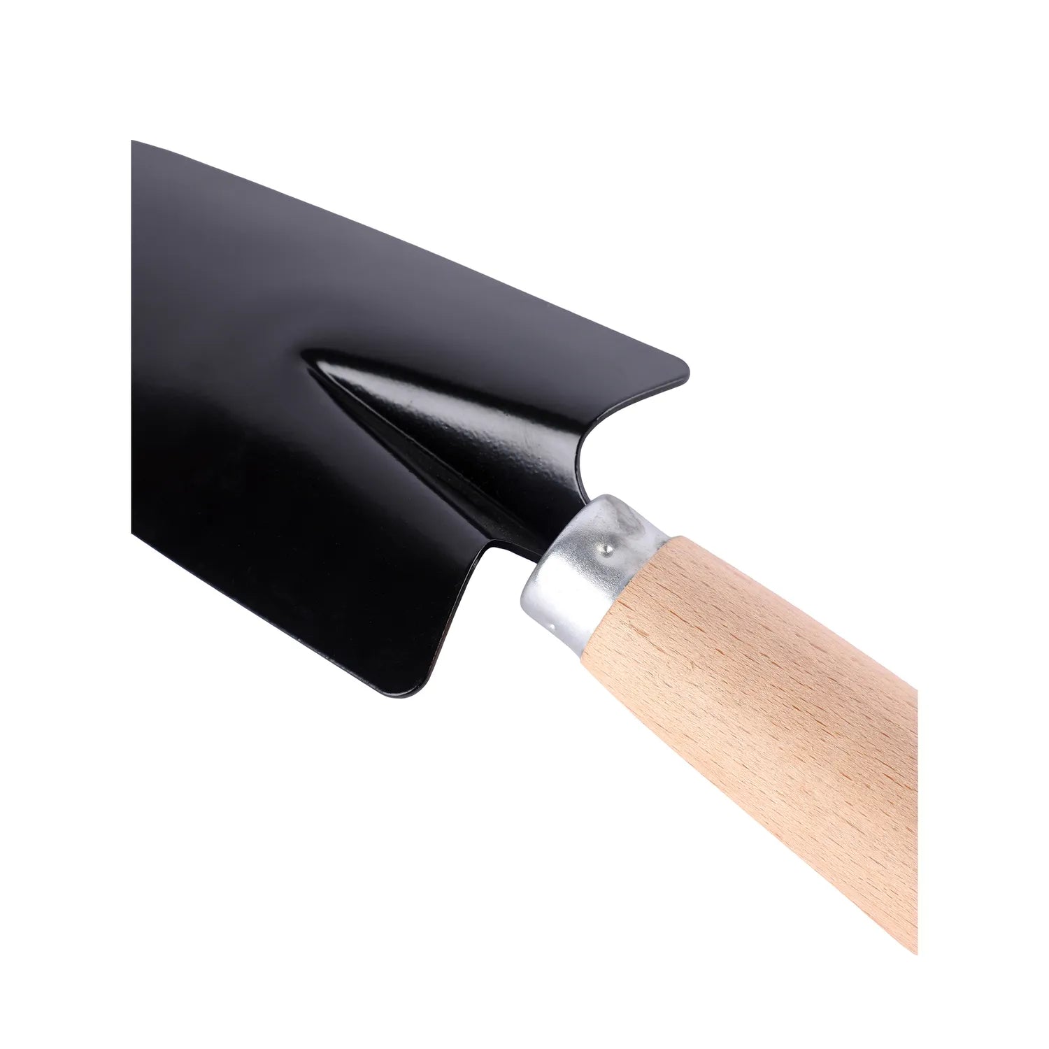 Blumenkelle Gartenschaufel zu Bepflanzung Handschaufel spitz Pflanzkelle mit Holzgriff, Länge: 27 cm