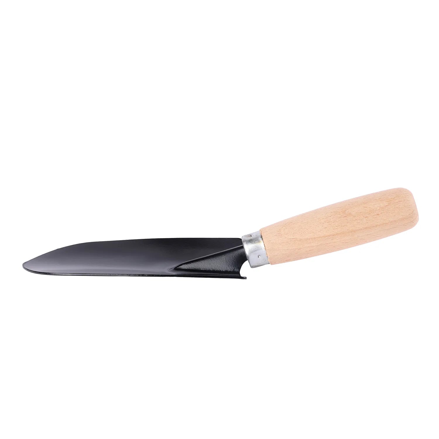 Blumenkelle Gartenschaufel zu Bepflanzung Handschaufel spitz Pflanzkelle mit Holzgriff, Länge: 27 cm