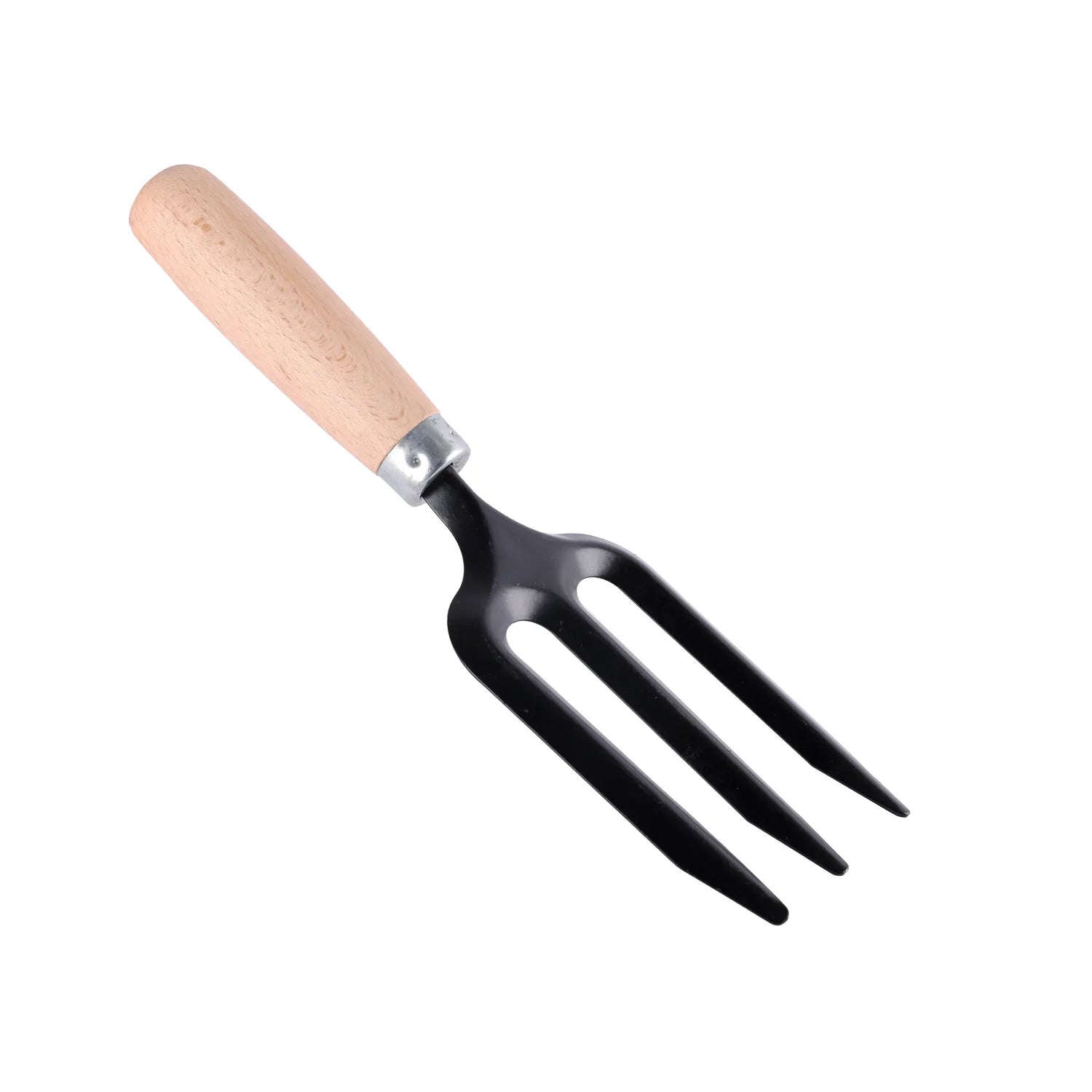 Mini-Gartengabel mit Buchenholzgriff für den Garten Blumengabel GD-0005